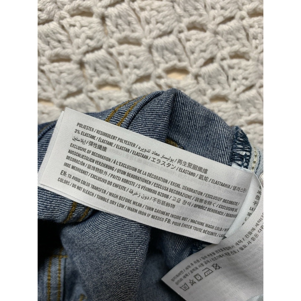 Abercrombie Fitch Jeans Men's Tag 30x32‎ Approx 30x30 Skinny Stretch Blue Denim - Picture 8 of 12